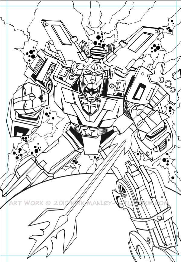 voltron coloring pages - photo #2