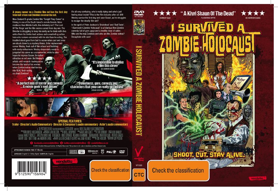 I Survived A Zombie Holocaust DVD Slick